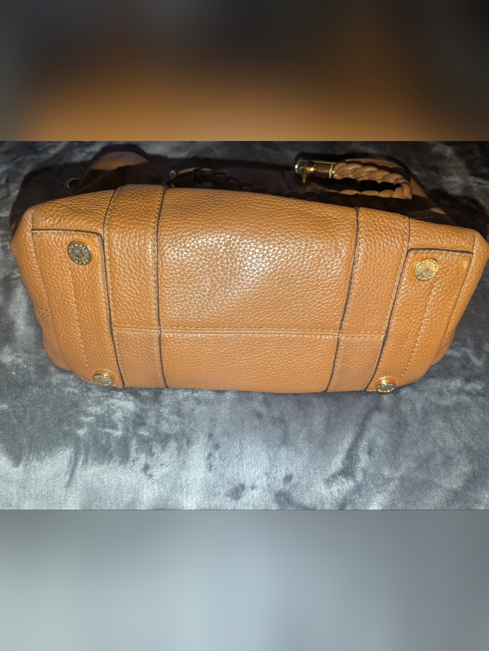 MICHAEL KORS Naomi Leather Tote with Braided Handles - Picture 16 of 16